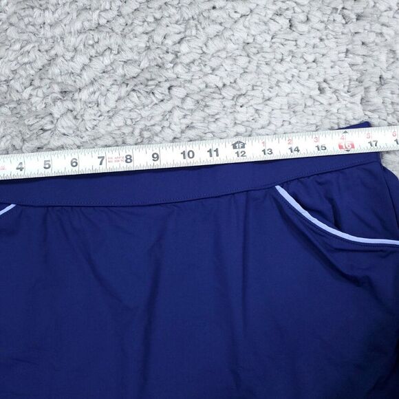 SKIRT ONLY Land's End Beach Living Separates Blue Swim Skirt Size Large - Picture 9 of 9